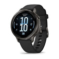 Garmin Venu 4 41mm Smartwatch - Slate Bezel With Black Silicone Band