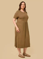 Ribbed Midi Dress
