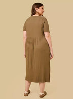 Ribbed Midi Dress