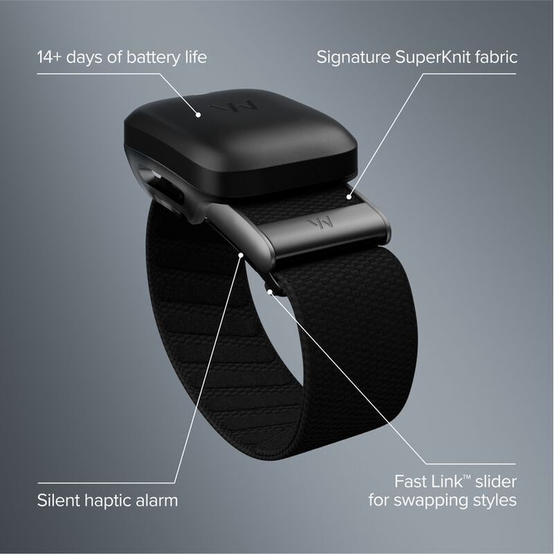 WHOOP 5.0 Peak with 12-Month Membership - 24/7 Activity Tracker - Obsidian