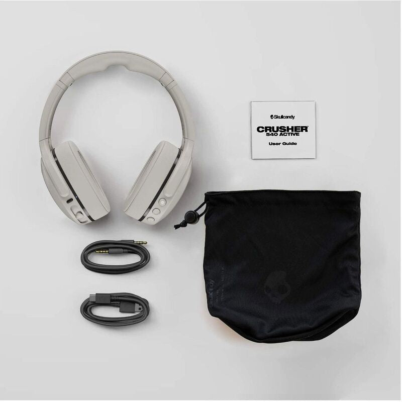 Skullcandy Crusher 540 Active Wireless Over-Ear Headphones With Multi-Sensory Bass And Noise Isolation - Concrete