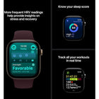 Apple Watch Series 12 GPS 46mm Dark Bronze Aluminium Case with Olive Sport Band - S/M