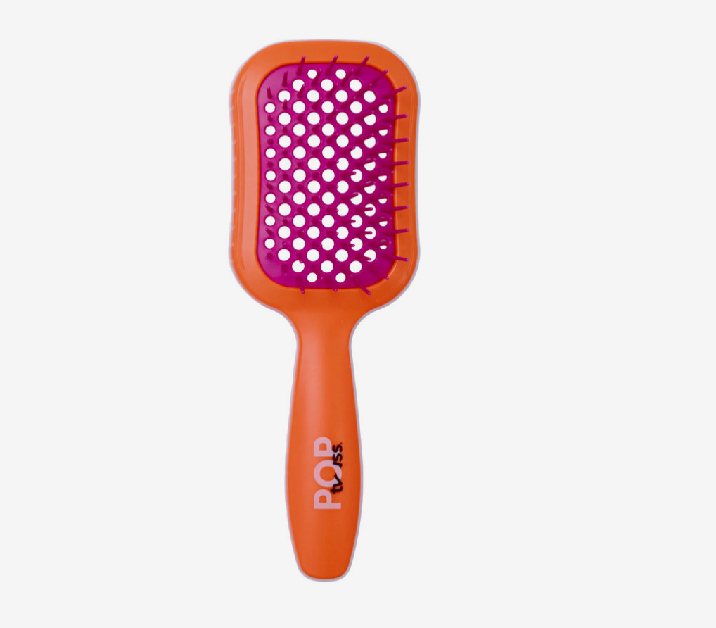 Twss Pop Orange Wet & Dry Detangling Hair Brush